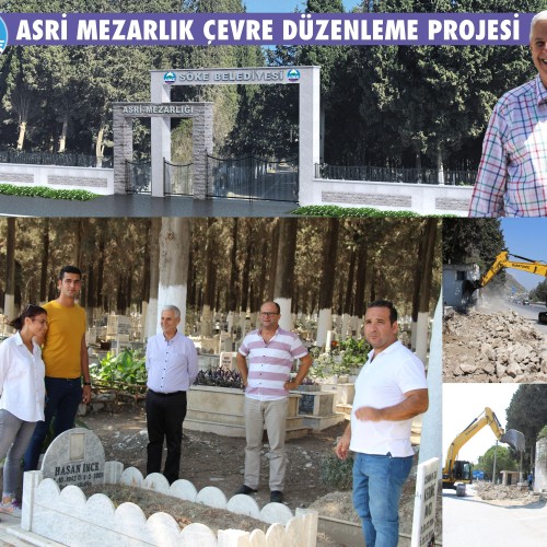 
                            Söke Belediyesi'nden Asri Mezarlıkta Çevre Düzenleme Projesi
                        