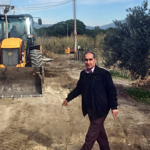 Söke Belediyesi’nden Yenidoğan’da Yol Yapım Çalışması